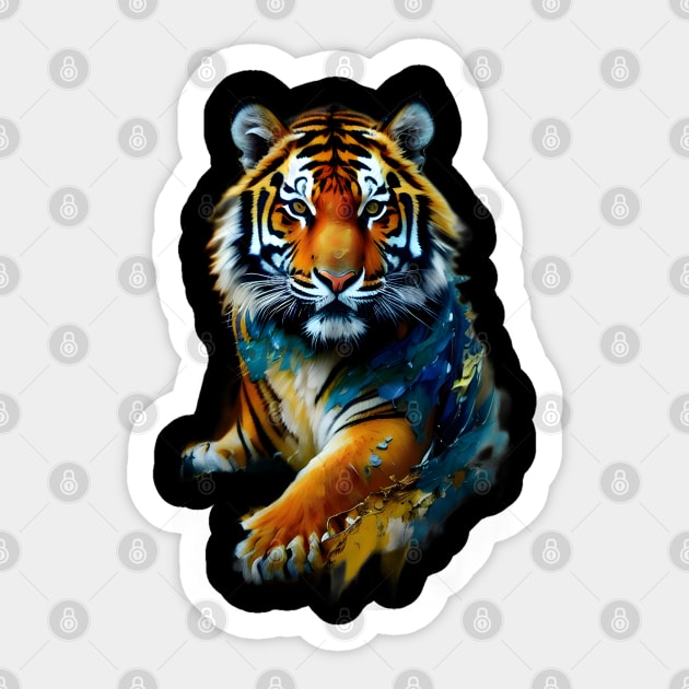 Tiger Wildlife Sticker by CGI Studios